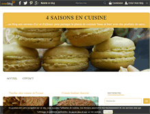 Tablet Screenshot of 4saisonsencuisine.com